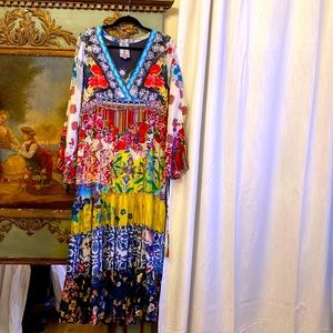 Beautiful silk Johnny was maxi dress